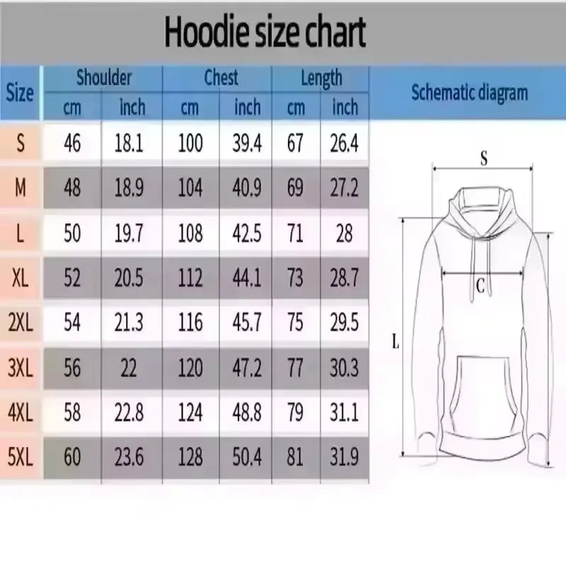Men’s and Women’s Casual Hoodie