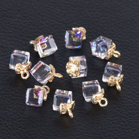 Cubic Glass Crystal Jewelry Making Accessories