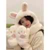 High-value Cute Hats Scarves Gloves All-in-one To Keep Warm