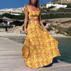Flower Sleeveless Dress Two Piece Set