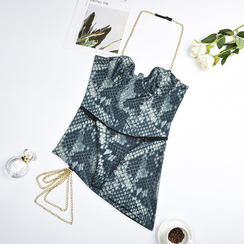Backless Body Shaping Dress Two-piece Set