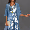 Summer Chiffon Dress Two-piece Set
