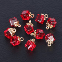 Cubic Glass Crystal Jewelry Making Accessories