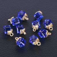Cubic Glass Crystal Jewelry Making Accessories