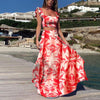 Flower Sleeveless Dress Two Piece Set