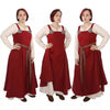 Women's Fashion Sleeveless Dress Two-piece Set