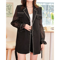 Fashion Lace Sleeve Top Fragrant Lace Waist Coat