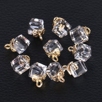 Cubic Glass Crystal Jewelry Making Accessories