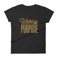 Women's short sleeve t-shirt - WalkingNStyle Boutique